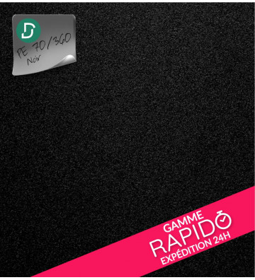 RAPIDO - Gabarit T2 PE 70/360 Noir 1.5mm NA