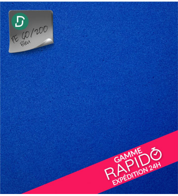 RAPIDO - Gabarit T2  PE 60/200 Bleu 3mm NA
