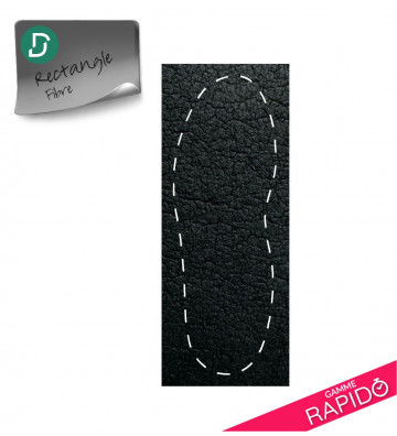 RAPIDO - Fibre Noire 0.8mm Lisse