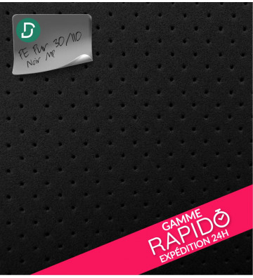 RAPIDO - Rectangle PE PUR 30/110 noir 2.5mm MP AM