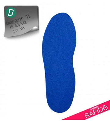 RAPIDO - Gabarit T2 PE 60/200 Bleu 2mm NA