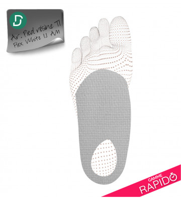 RAPIDO - Arrière pied T1 Flex White 1.1 AM