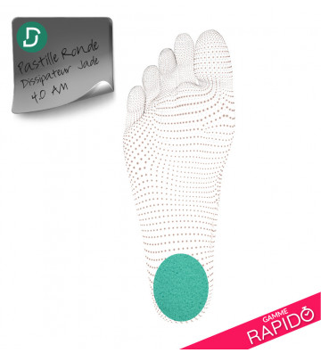 RAPIDO - Pastille ronde Dissipateur Jade 4mm AM