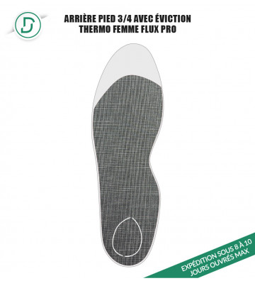 Resine arrière-pied 3/4 sans éviction Thermo Femme