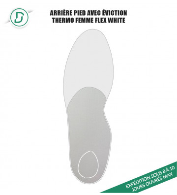 Arrière-pied Thermo Femme avec éviction (lot de 5 paires)