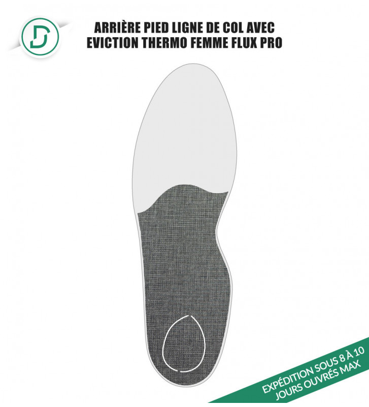 Arrière-pied ligne de col avec éviction Thermo Femme Arrière-pied ligne de col avec éviction Thermo Femme