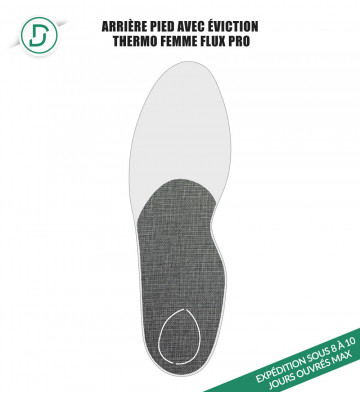 Arrière-pied Thermo Femme avec éviction (lot de 5 paires)