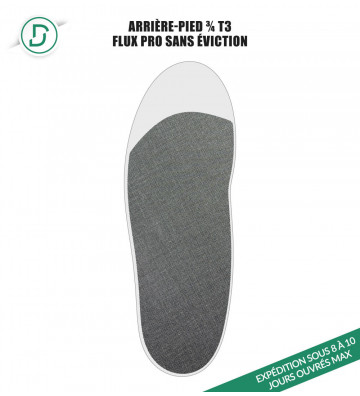 Arrière-pied ¾ T3 sans éviction (lot de 5 paires)