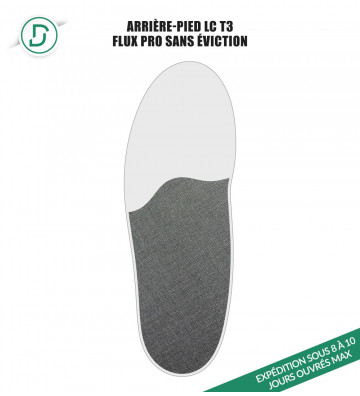 Arrière-pied LC T3 sans éviction (lot de 5 paires)