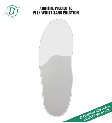 Arrière-pied LC T3 sans éviction (lot de 5 paires)