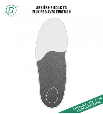 Arrière-pied LC T3 avec éviction (lot de 5 paires)