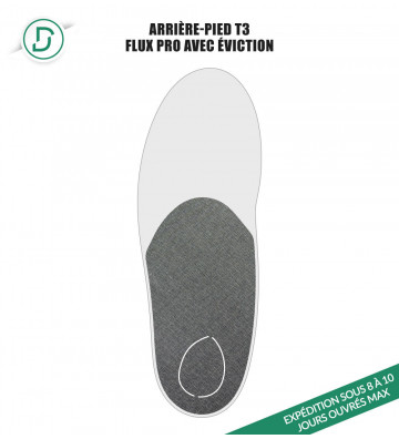 Arrière-pied T3 avec éviction (lot de 5 paires)