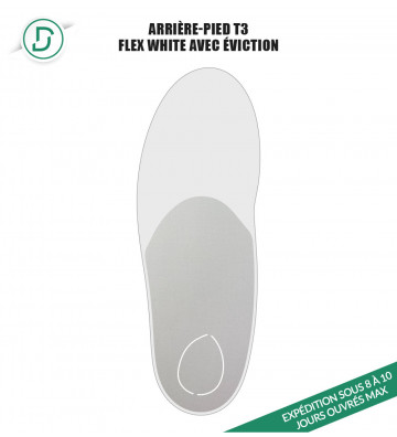 Arrière-pied T3 avec éviction (lot de 5 paires)