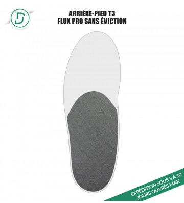 Arrière-pied T3 sans éviction (lot de 5 paires)
