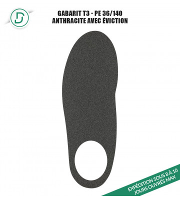 Gabarit T3 avec éviction PE (lot de 5 paires)