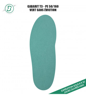 Gabarit T3 sans éviction PE (lot de 5 paires)