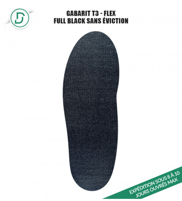 Gabarit T3 sans éviction Résine/Transparent (lot de 5 paires)