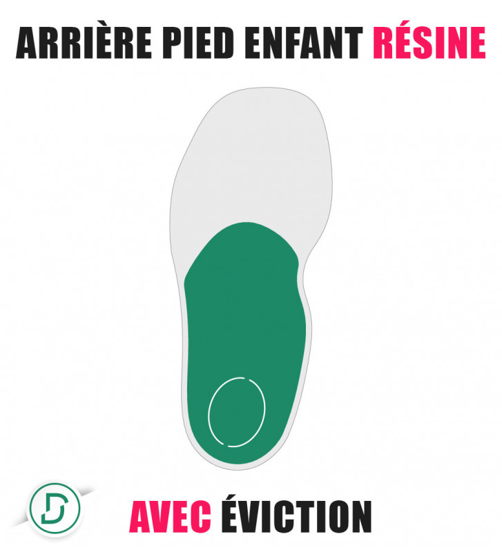 Arrière-pied Enfant résine avec éviction