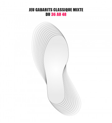 Jeu de Gabarits Classique mixte