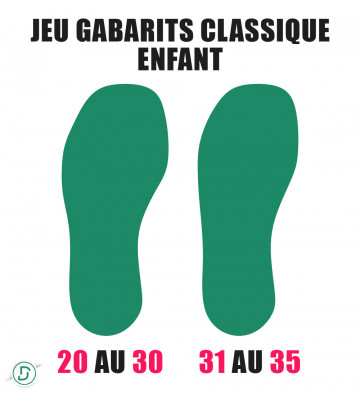 Jeu de Gabarits Classique enfant