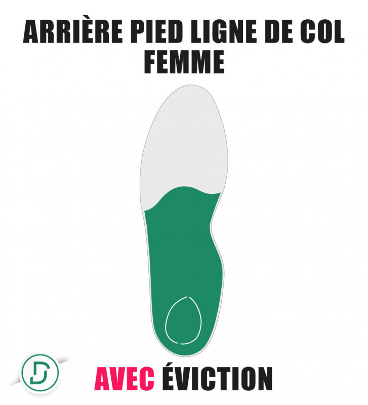 Arrière-pied ligne de col avec éviction Thermo Femme Arrière-pied ligne de col avec éviction Thermo Femme