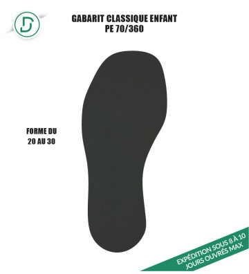Gabarit Classique Enfant PE (lot de 5 paires)