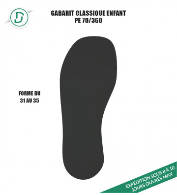 Gabarit Classique Enfant PE (lot de 5 paires)