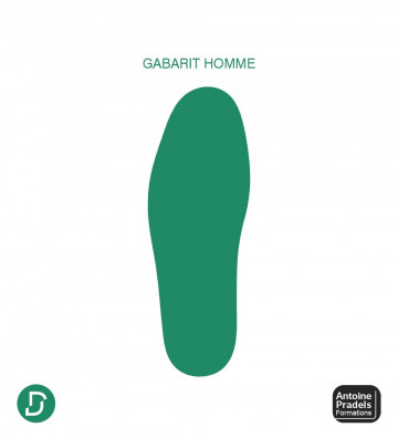 Base Rigide Gabarit Homme (lot de 5 paires)