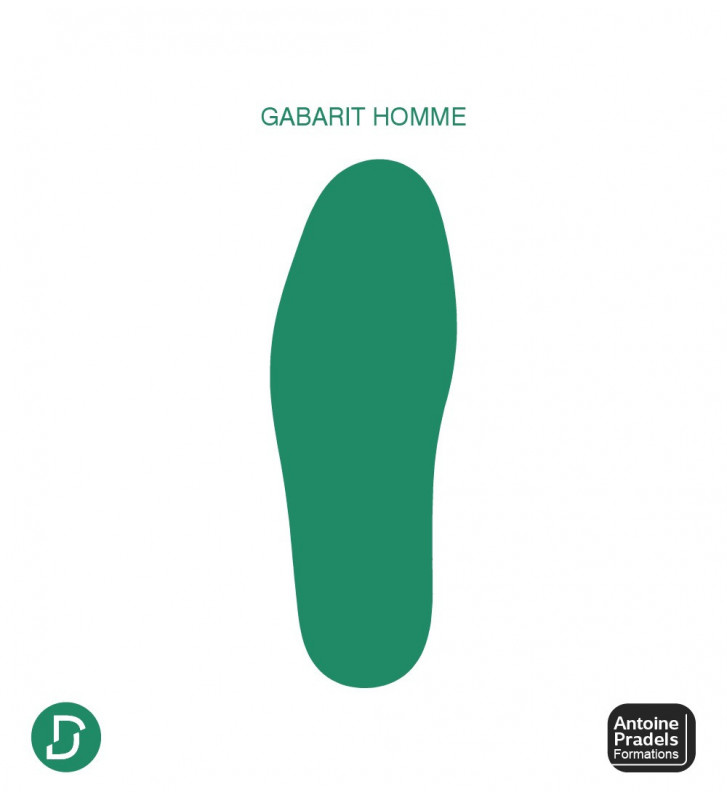 Base Rigide Gabarit Homme (lot de 5 paires) Base Rigide Gabarit Homme (lot de 5 paires)