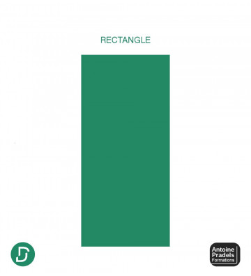 Rectangles recouvrement (lot de 5 paires)