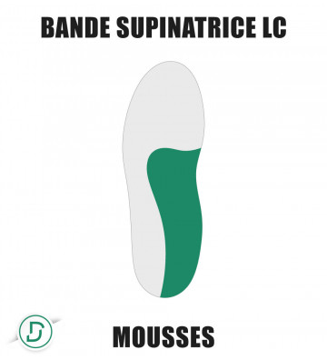 Bande Supinatrice LC mousses (lot de 5 paires)