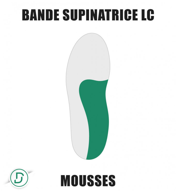 Bande Supinatrice LC mousses (lot de 5 paires)