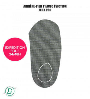 Arrière-pied T1 résine avec éviction (lot de 5 paires)