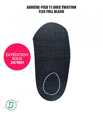 Arrière-pied T1 résine avec éviction (lot de 5 paires)