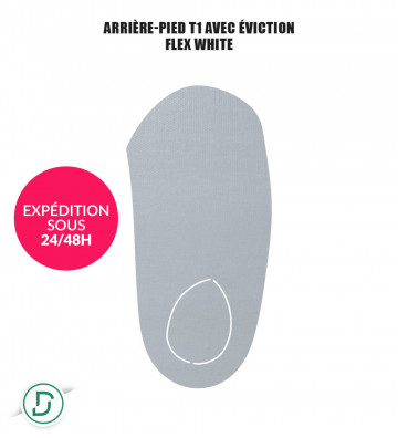 Arrière-pied T1 résine avec éviction (lot de 5 paires)
