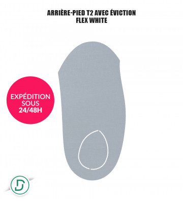 Arrière-pied T2 résine avec éviction (lot de 5 paires)