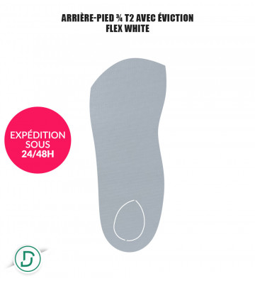 Arrière-pied ¾ T2 avec éviction résines (lot de 5 paires)