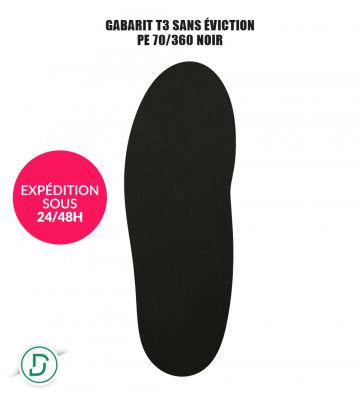 Gabarit T3 sans éviction PE (lot de 5 paires)