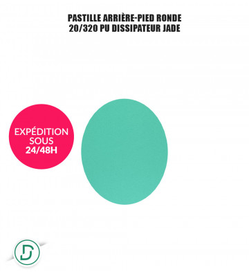 Pastille arrière-pied ronde (lot de 5 paires)