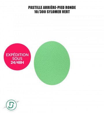 Pastille arrière-pied ronde (lot de 5 paires)