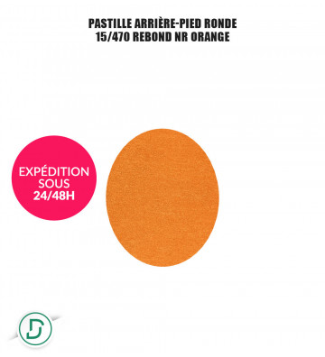 Pastille arrière-pied ronde (lot de 5 paires)