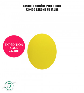 Pastille arrière-pied ronde (lot de 5 paires)