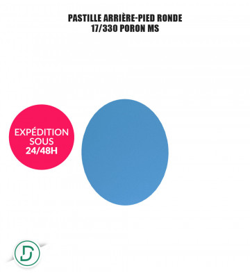 Pastille arrière-pied ronde (lot de 5 paires)