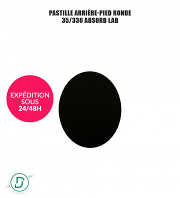 Pastille arrière-pied ronde (lot de 5 paires)