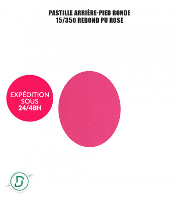 Pastille arrière-pied ronde (lot de 5 paires)