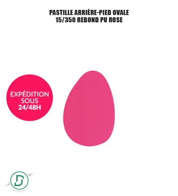 Pastille arrière-pied ovale (lot de 5 paires)