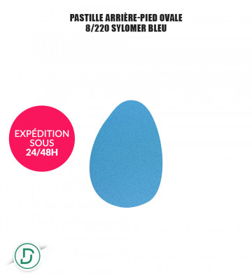 Pastille arrière-pied ovale (lot de 5 paires)