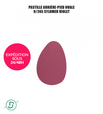 Pastille arrière-pied ovale (lot de 5 paires)