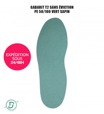 Gabarit T2 sans éviction PE (lot de 5 paires)