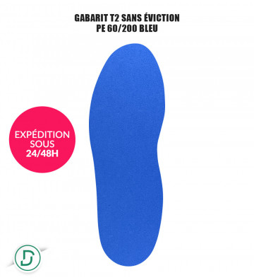 Gabarit T2 sans éviction PE (lot de 5 paires)
